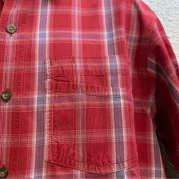 Carhartt Mens Red Plaid Medium - Picture 2 of 5